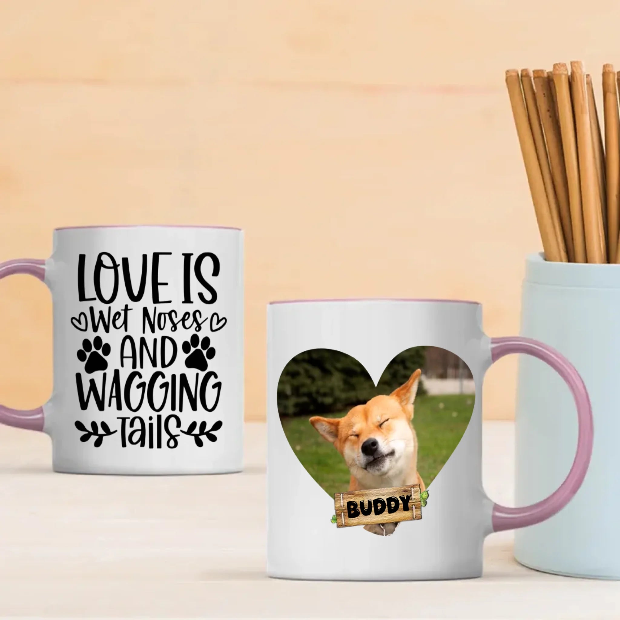 Custom Dog Mug – Wet Noses & Wagging Tails | 89Prints