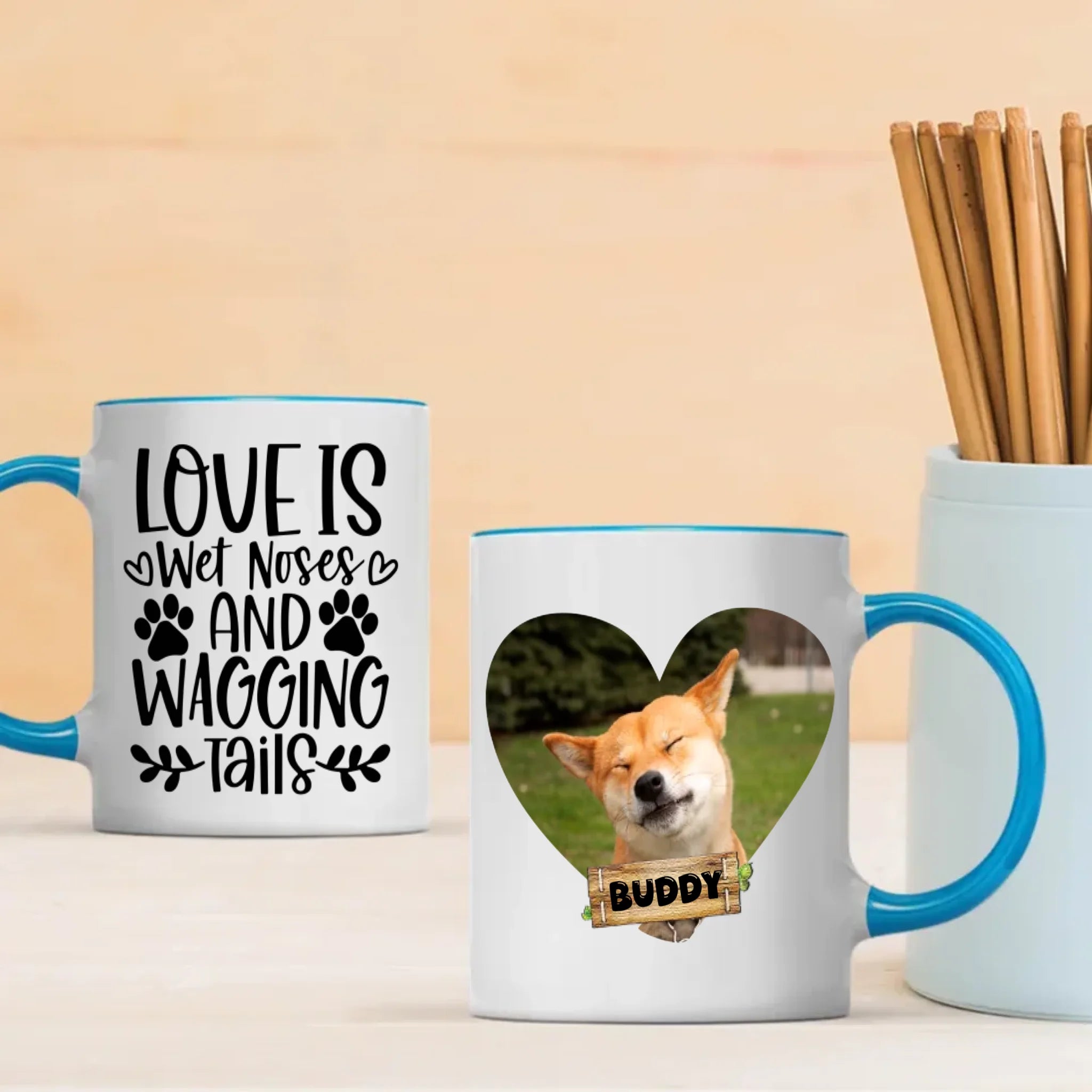 Custom Dog Mug – Wet Noses & Wagging Tails | 89Prints