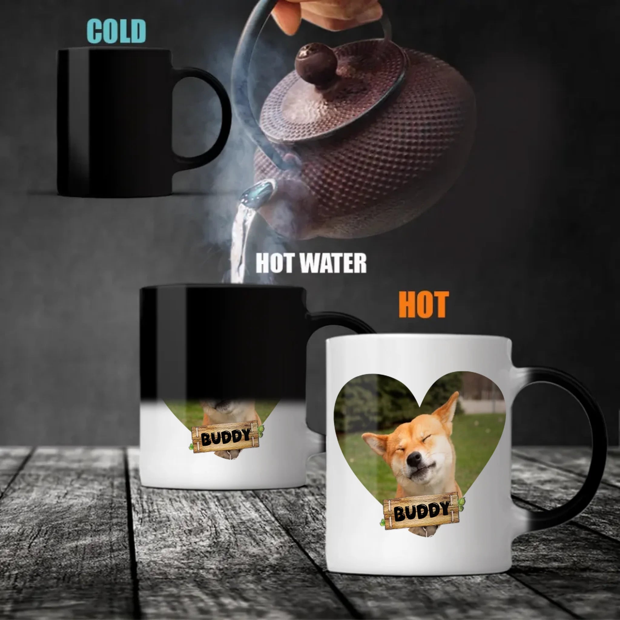Custom Dog Mug – Wet Noses & Wagging Tails | 89Prints