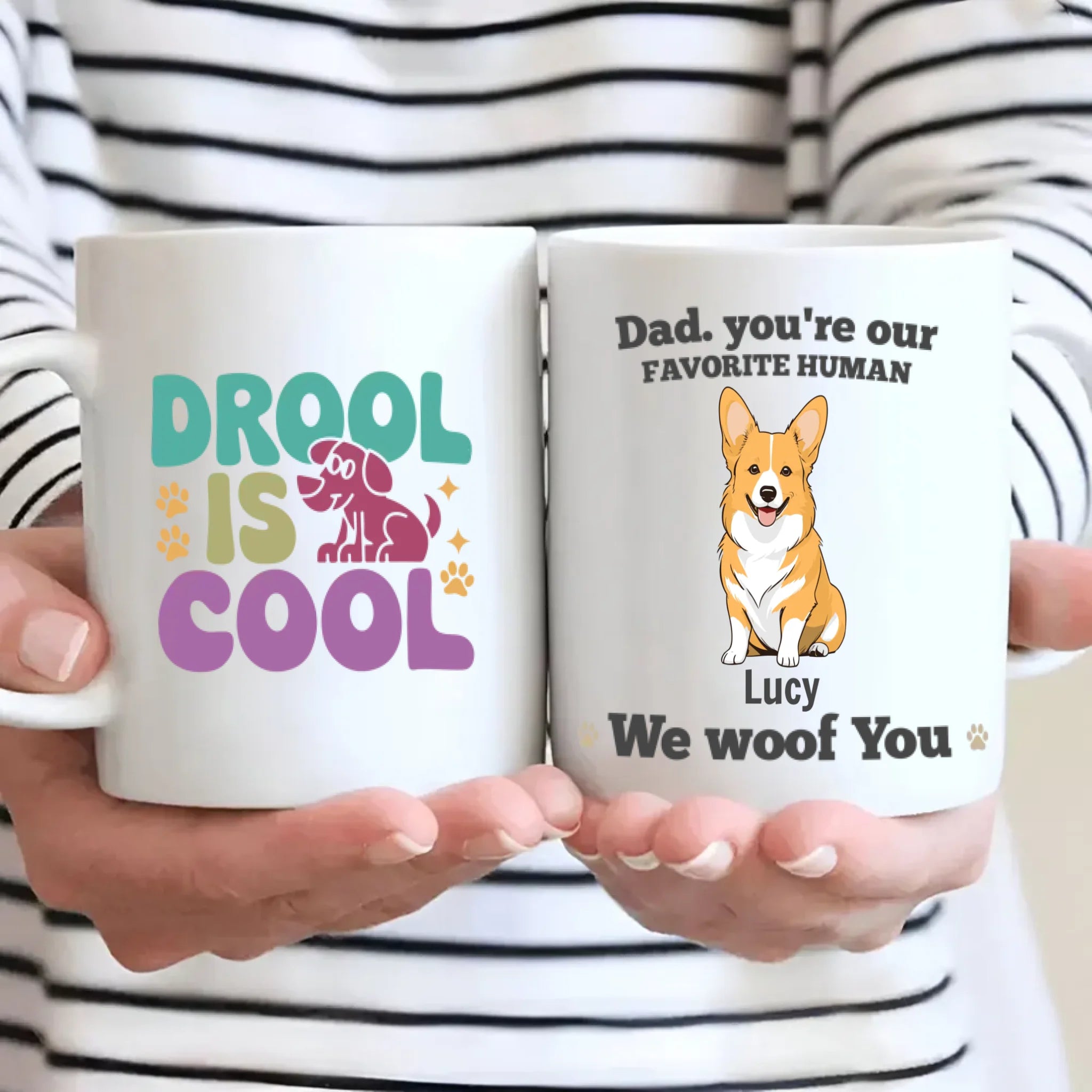 Funny Personalized Gift for Dog Lovers - We Woof You Mug – 89Prints