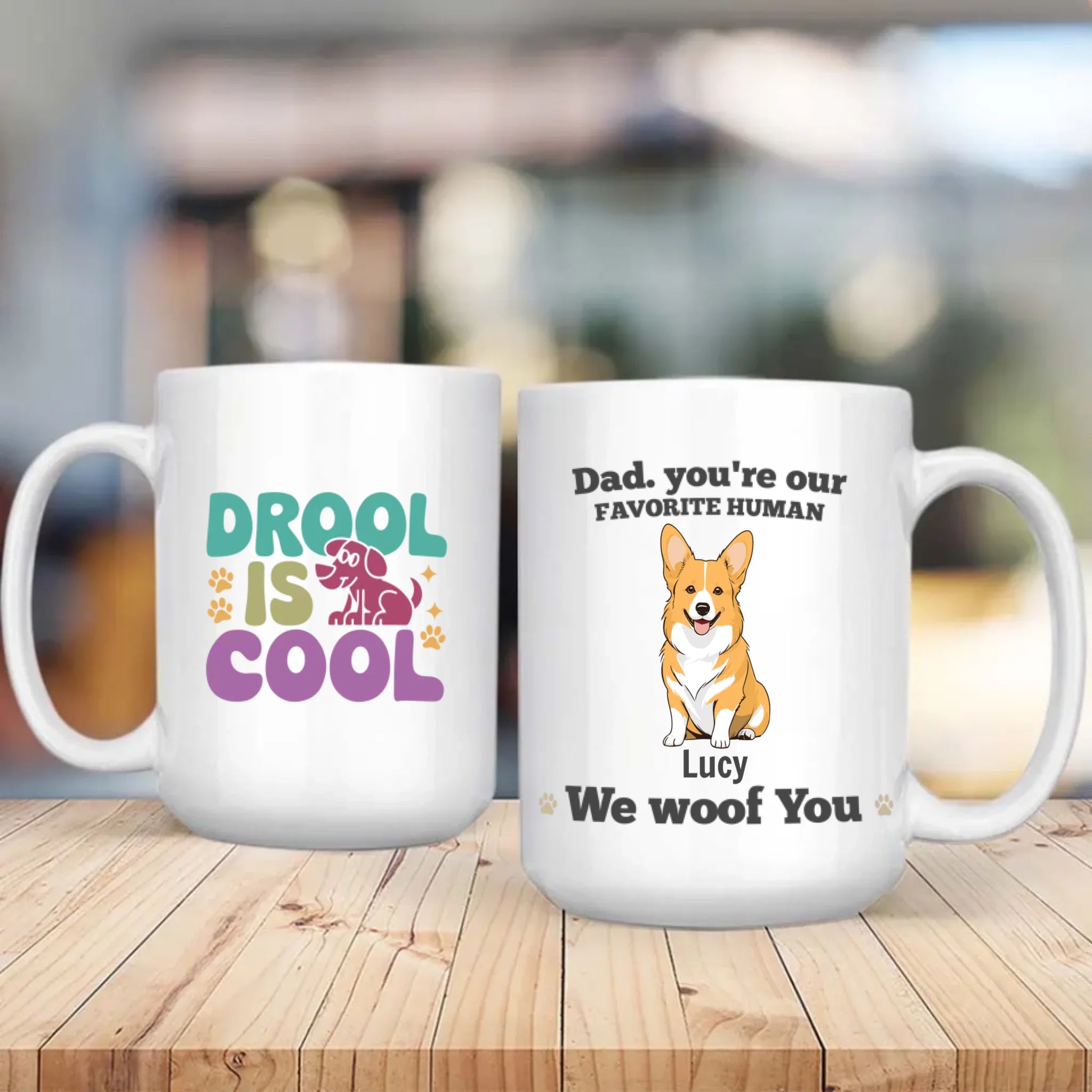 Funny Personalized Gift for Dog Lovers - We Woof You Mug – 89Prints
