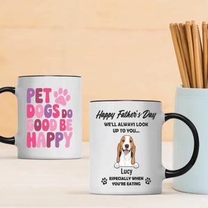 Personalized Dog Dad Mug – Happy Father’s Day – 89Prints