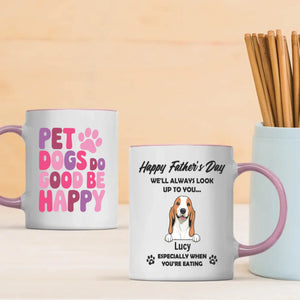 Personalized Dog Dad Mug – Happy Father’s Day – 89Prints
