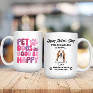 Personalized Dog Dad Mug – Happy Father’s Day – 89Prints