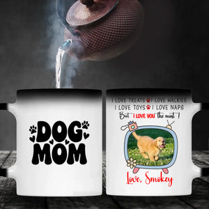 Custom Dog Mug – “I Love You The Most” Quote Cup for Dog Lovers - 89Prints