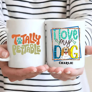 Personalized Dog Lover Gift – Colorful “I Love My Dog” Mug – 89Prints