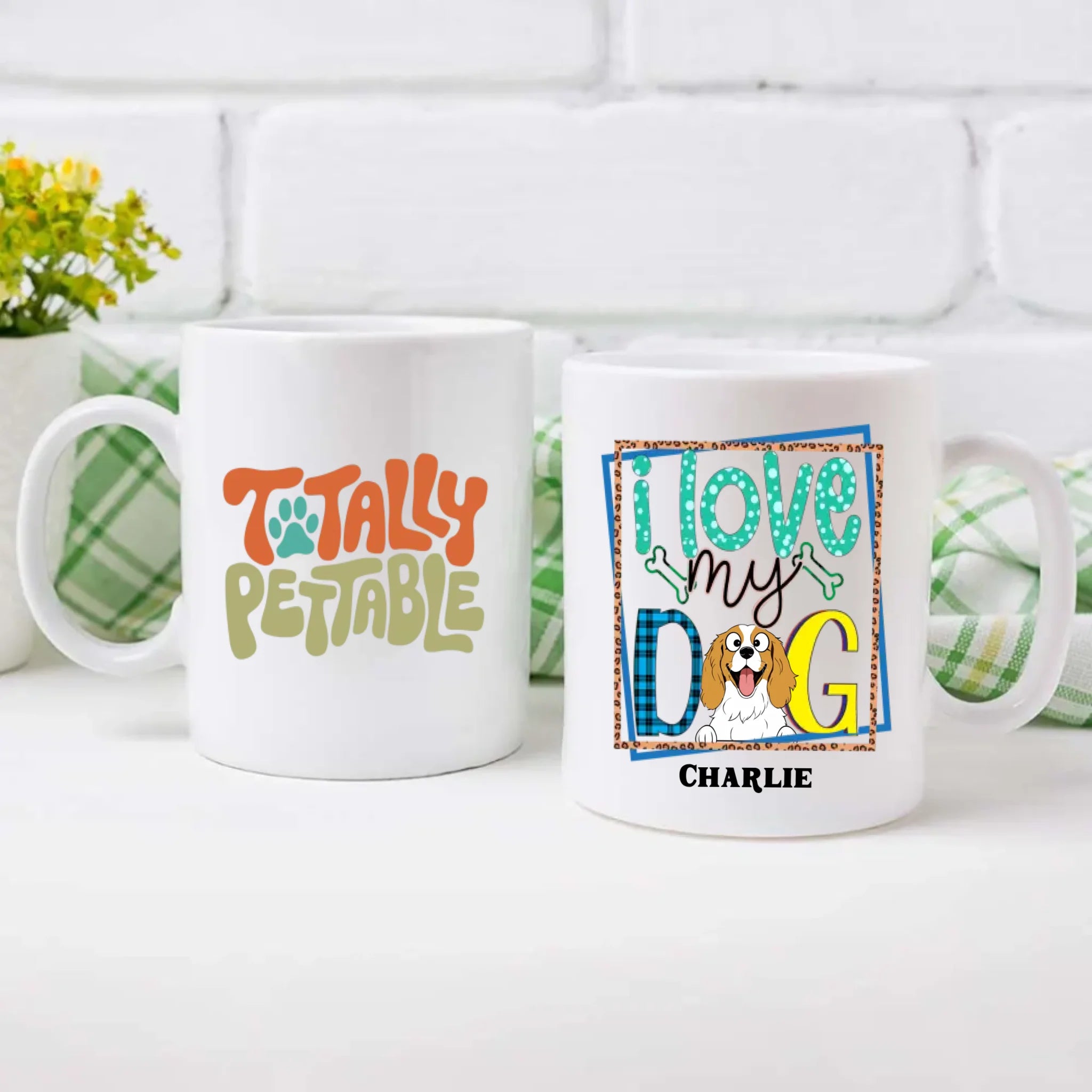 Personalized Dog Lover Gift – Colorful “I Love My Dog” Mug – 89Prints