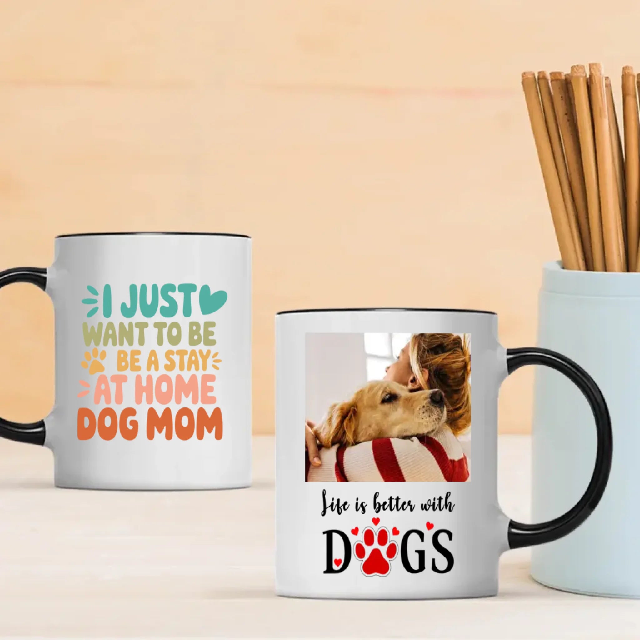 Personalized Mug – Life Is Better with Dog - Heartwarming Gift for Pet Lovers – 89Prints