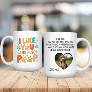 “You’re the Best Dog Dad Ever” Personalized Mug - Heartwarming Gift for Pet Lovers - 89Prints