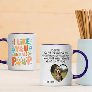 “You’re the Best Dog Dad Ever” Personalized Mug - Heartwarming Gift for Pet Lovers - 89Prints