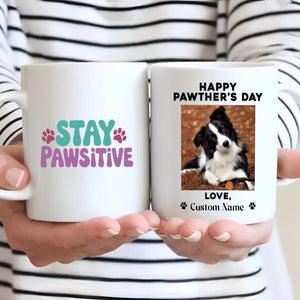 “Happy Pawther’s Day” Personalized Dog Mug – Funny Gift for Dog Dads – 89Prints