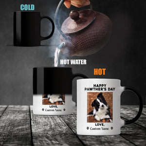 “Happy Pawther’s Day” Personalized Dog Mug – Funny Gift for Dog Dads – 89Prints
