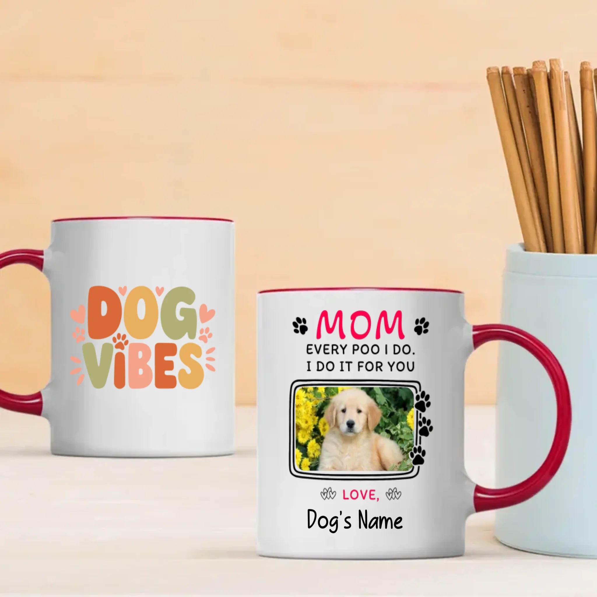 Dog Mom Mug – Sweet & Heartwarming Gift for Pet Lovers – 89Prints