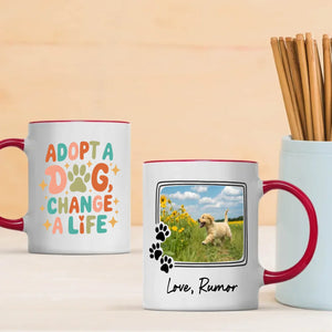 Heartwarming Mug for Dog Lovers – Dogs Change A Life – 89Prints