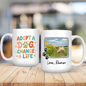 Heartwarming Mug for Dog Lovers – Dogs Change A Life – 89Prints