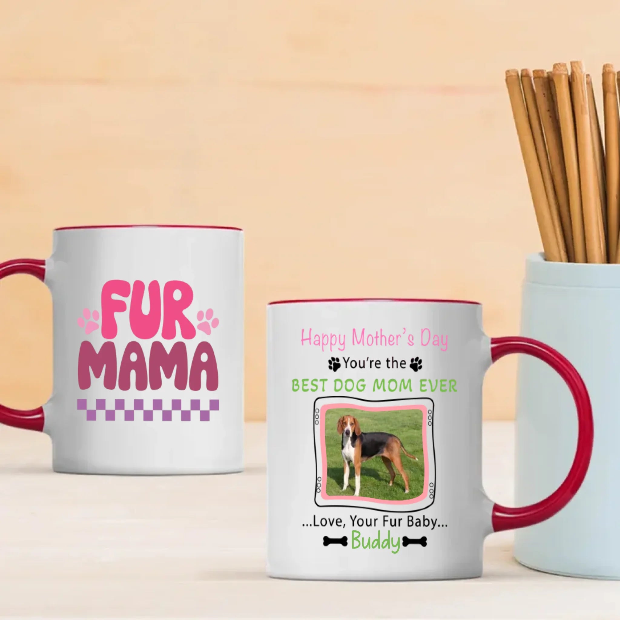 Best Dog Mom Ever Mug – Adorable Gift for Proud Pet Moms – 89Prints
