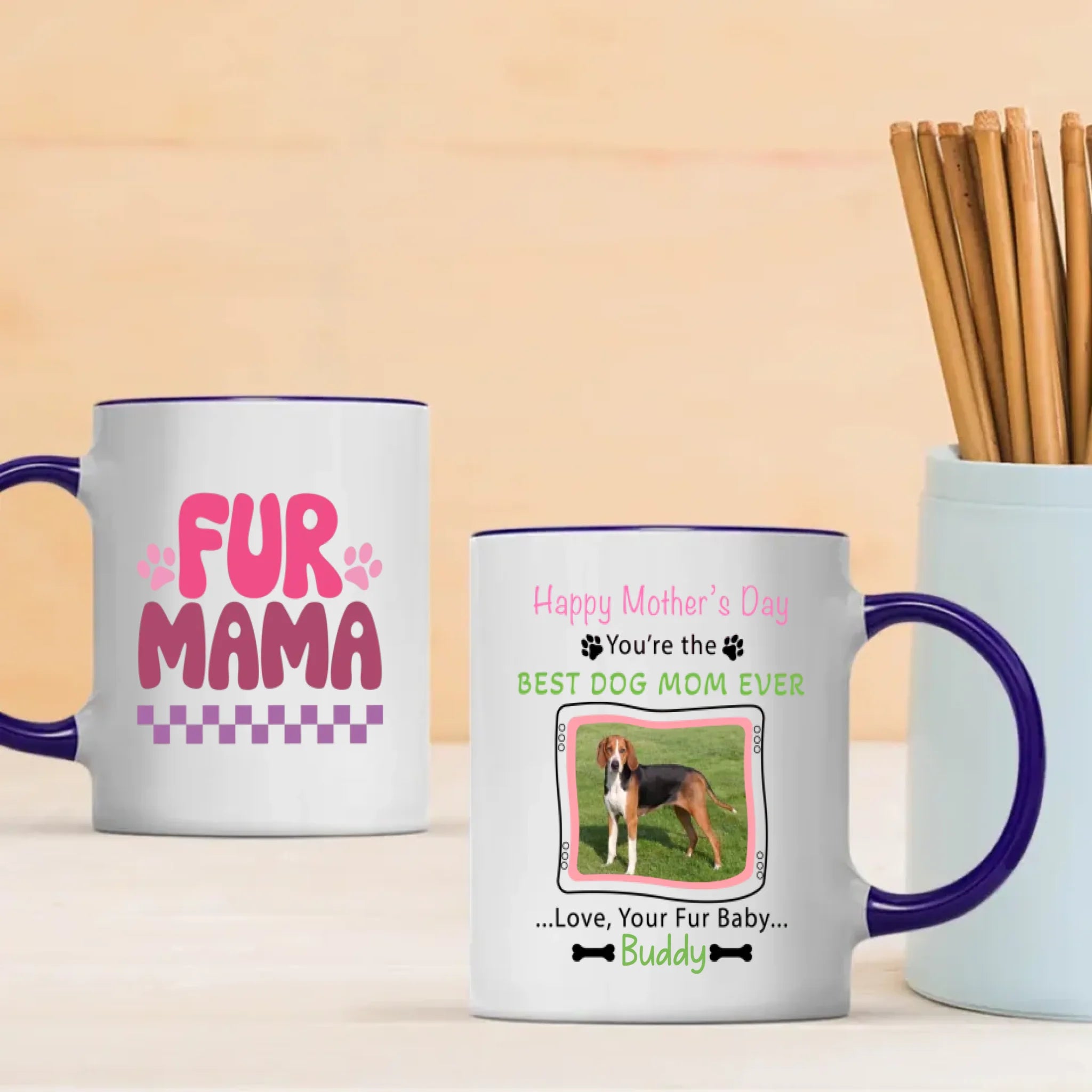 Best Dog Mom Ever Mug – Adorable Gift for Proud Pet Moms – 89Prints