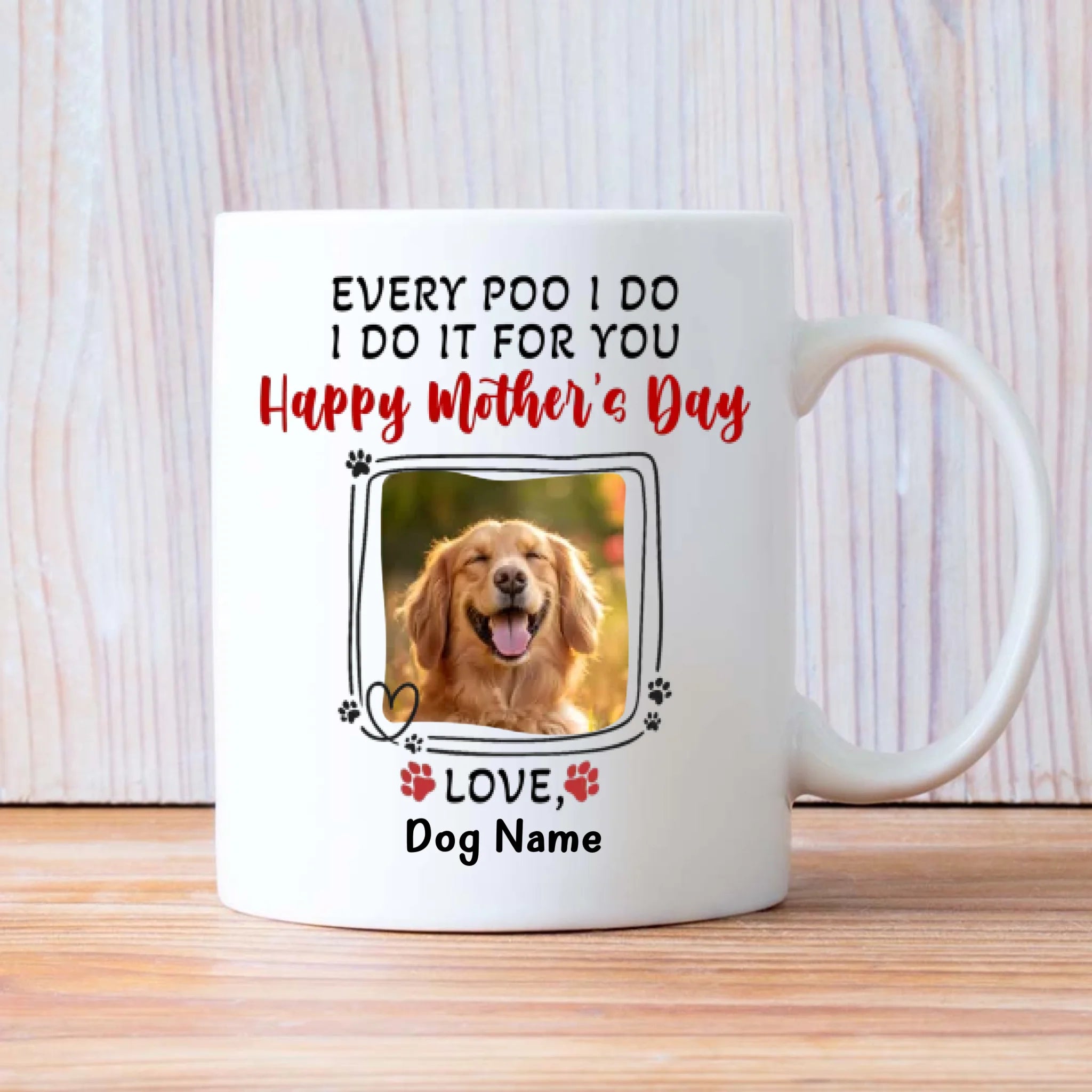 Mama Bestie Mug – Happy Mother’s Day Gift from Your Furry Baby – 89Prints