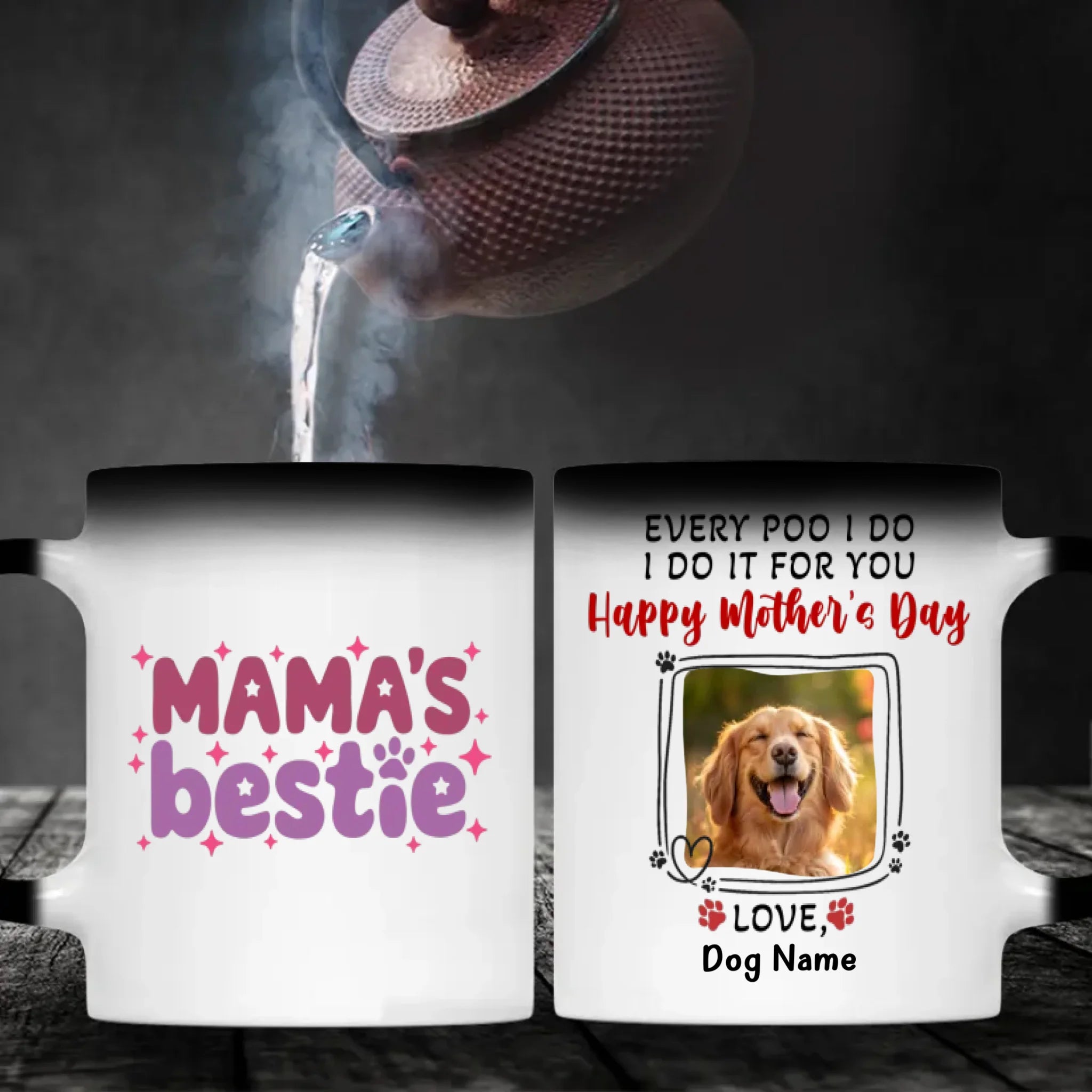 Mama Bestie Mug – Happy Mother’s Day Gift from Your Furry Baby – 89Prints