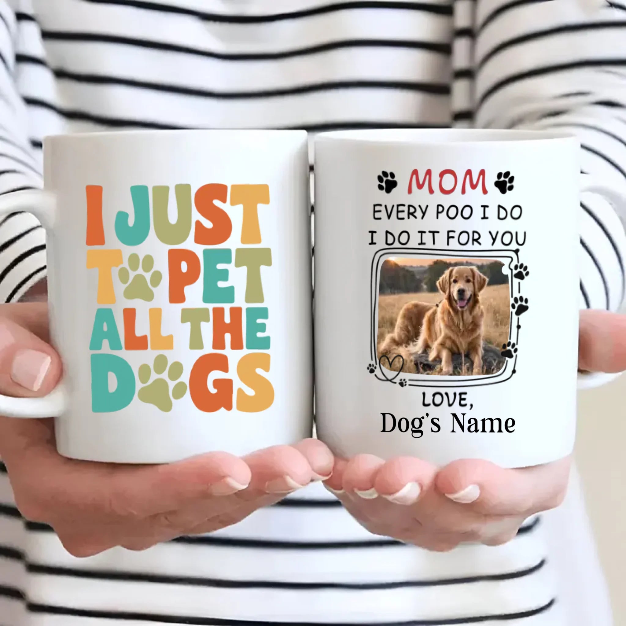 I Just Want to Pet All the Dogs Mug – Funny Gift for Dog Lovers – 89Prints