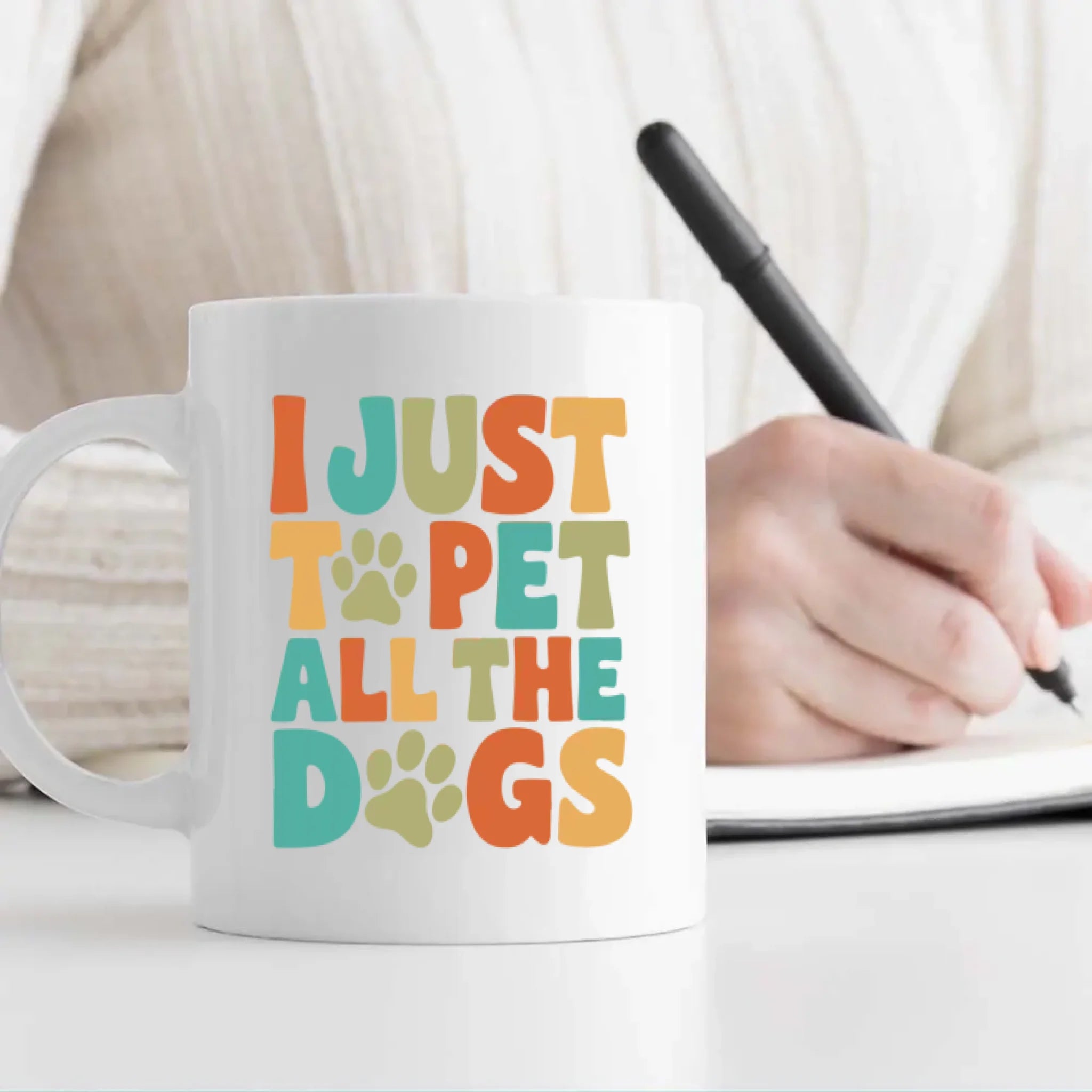 I Just Want to Pet All the Dogs Mug – Funny Gift for Dog Lovers – 89Prints