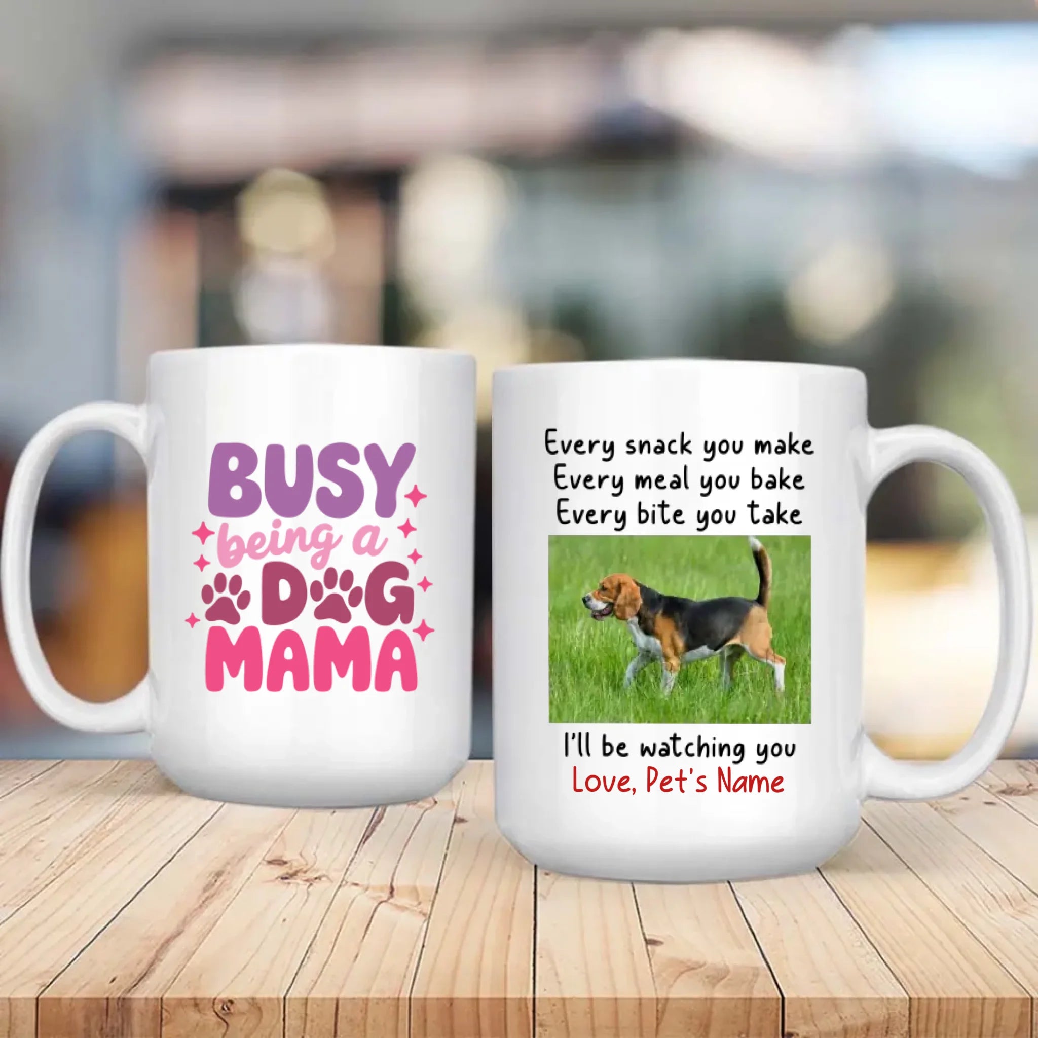 Busy Being a Dog Mama Mug – Sweet Gift for Loving Pet Moms – 89Prints