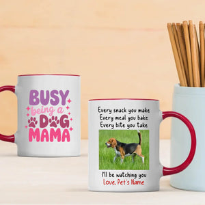 Busy Being a Dog Mama Mug – Sweet Gift for Loving Pet Moms – 89Prints