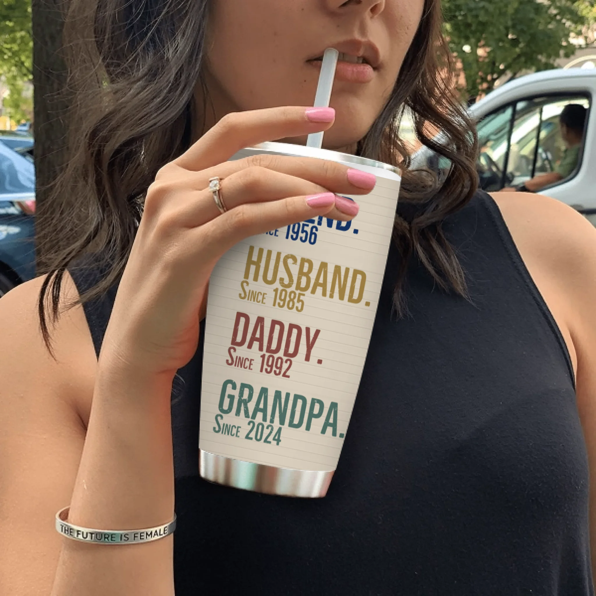 Personalized Tumbler – The Remarkable Man in Every Role - 89Prints