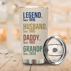 Personalized Tumbler – The Remarkable Man in Every Role - 89Prints