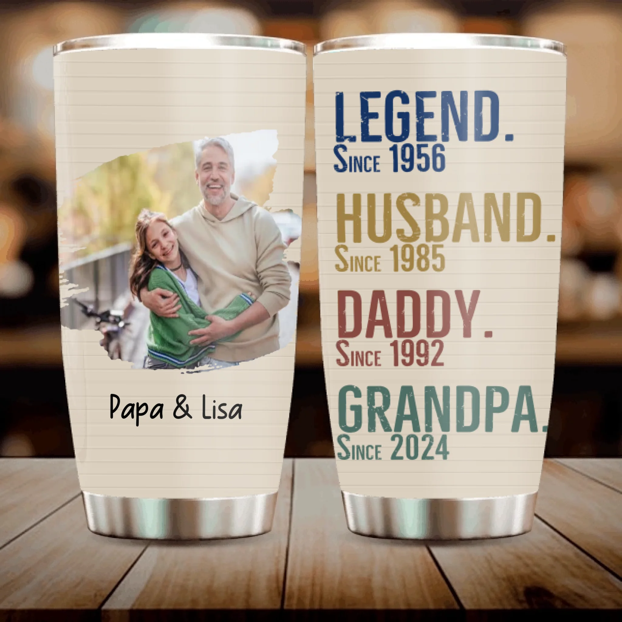 Personalized Tumbler – The Remarkable Man in Every Role - 89Prints
