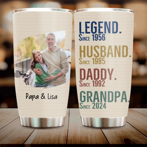 Personalized Tumbler – The Remarkable Man in Every Role - 89Prints
