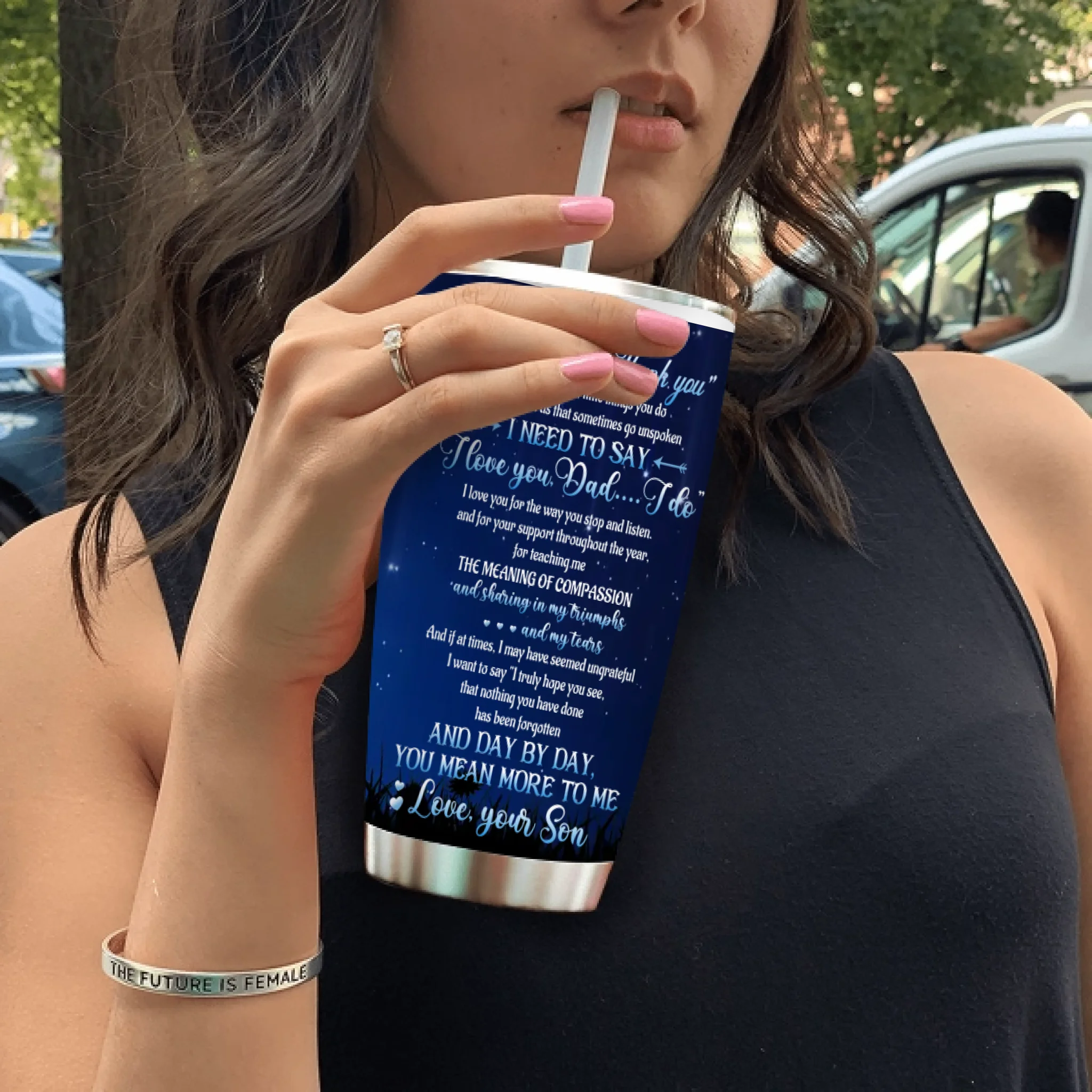 To My Dad – You Mean the World to Me, From Your Loving Son - 89Prints