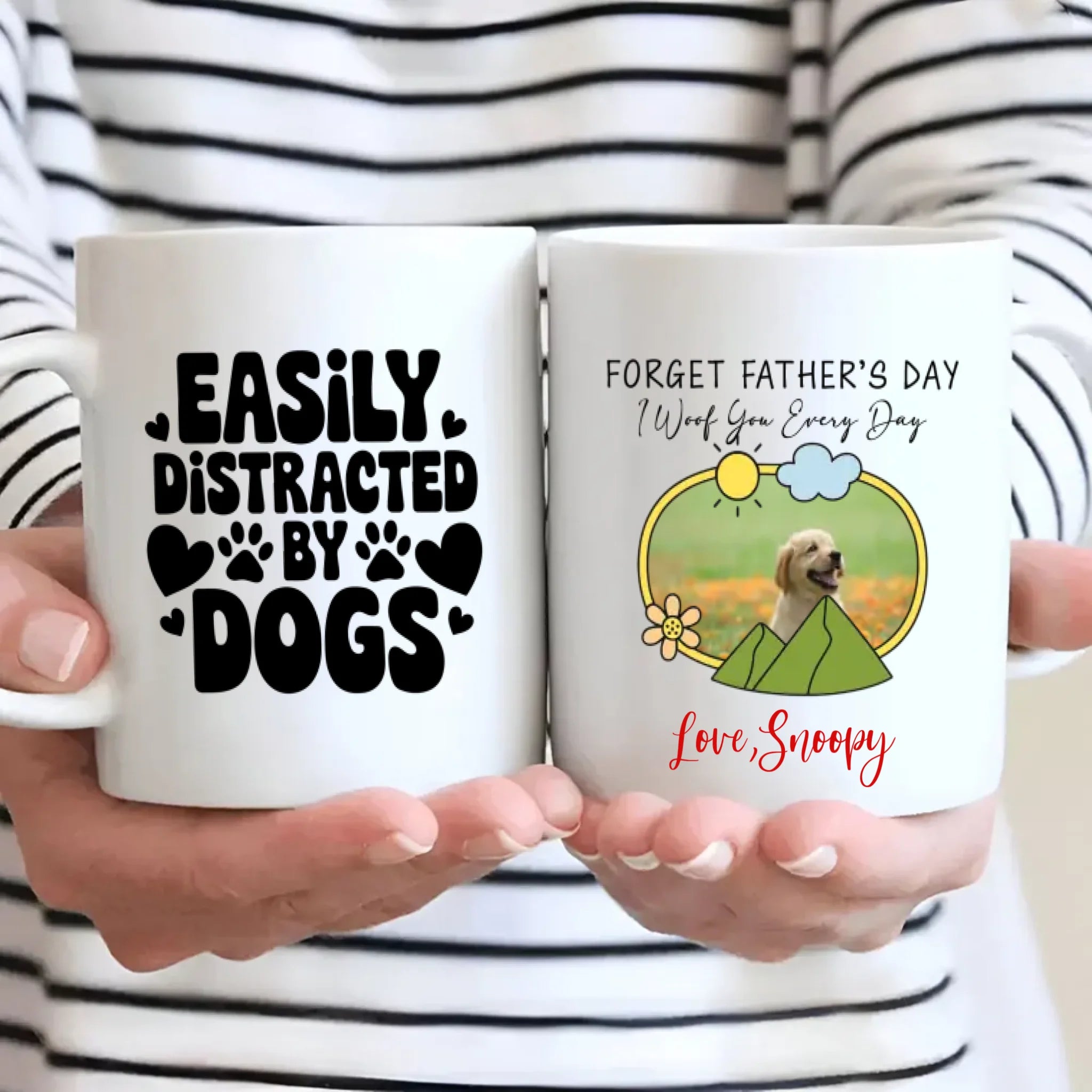 Personalized Dog Mug – “I Woof You Everyday” Cute Coffee Cup for Dog Lovers – 89Prints