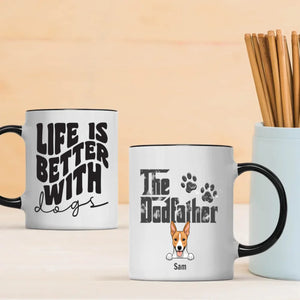 Life Is Better with Dogs – Personalized Mug – Cute Gift for Pet Lovers – 89Prints