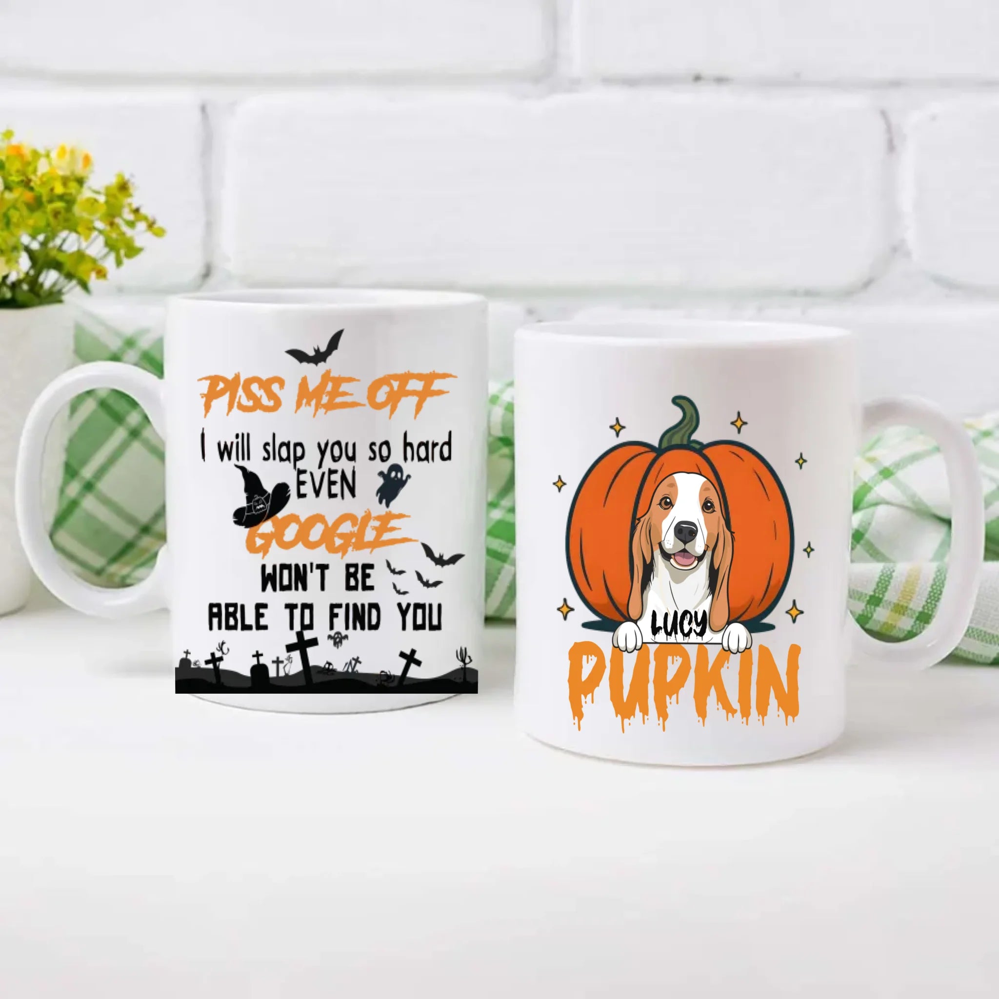 Piss Me Off Mug – Custom Dog Clipart & PUPKIN Text