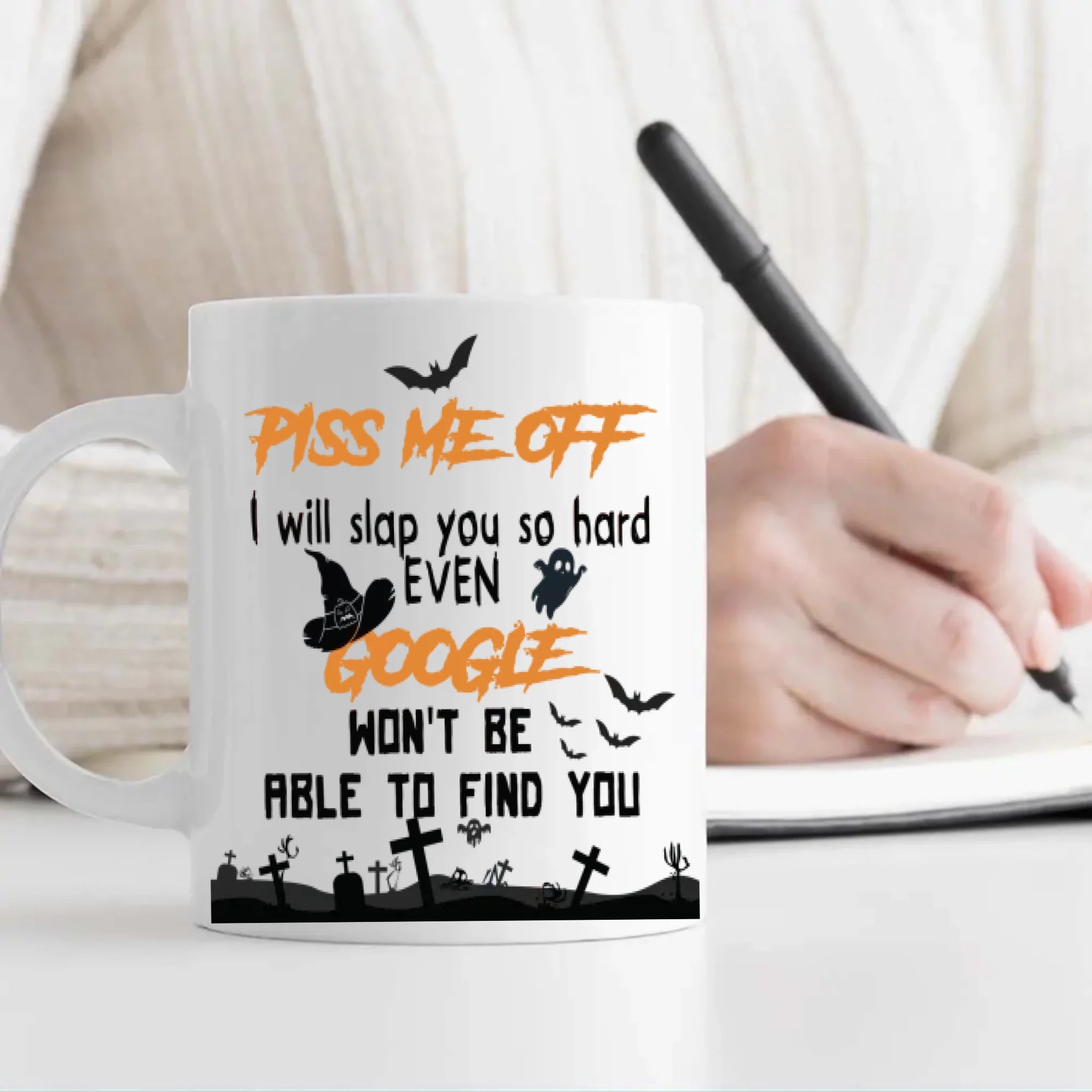 Piss Me Off Mug – Custom Dog Clipart & PUPKIN Text