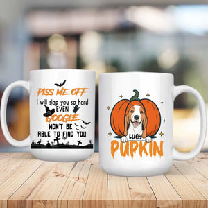 Piss Me Off Mug – Custom Dog Clipart & PUPKIN Text
