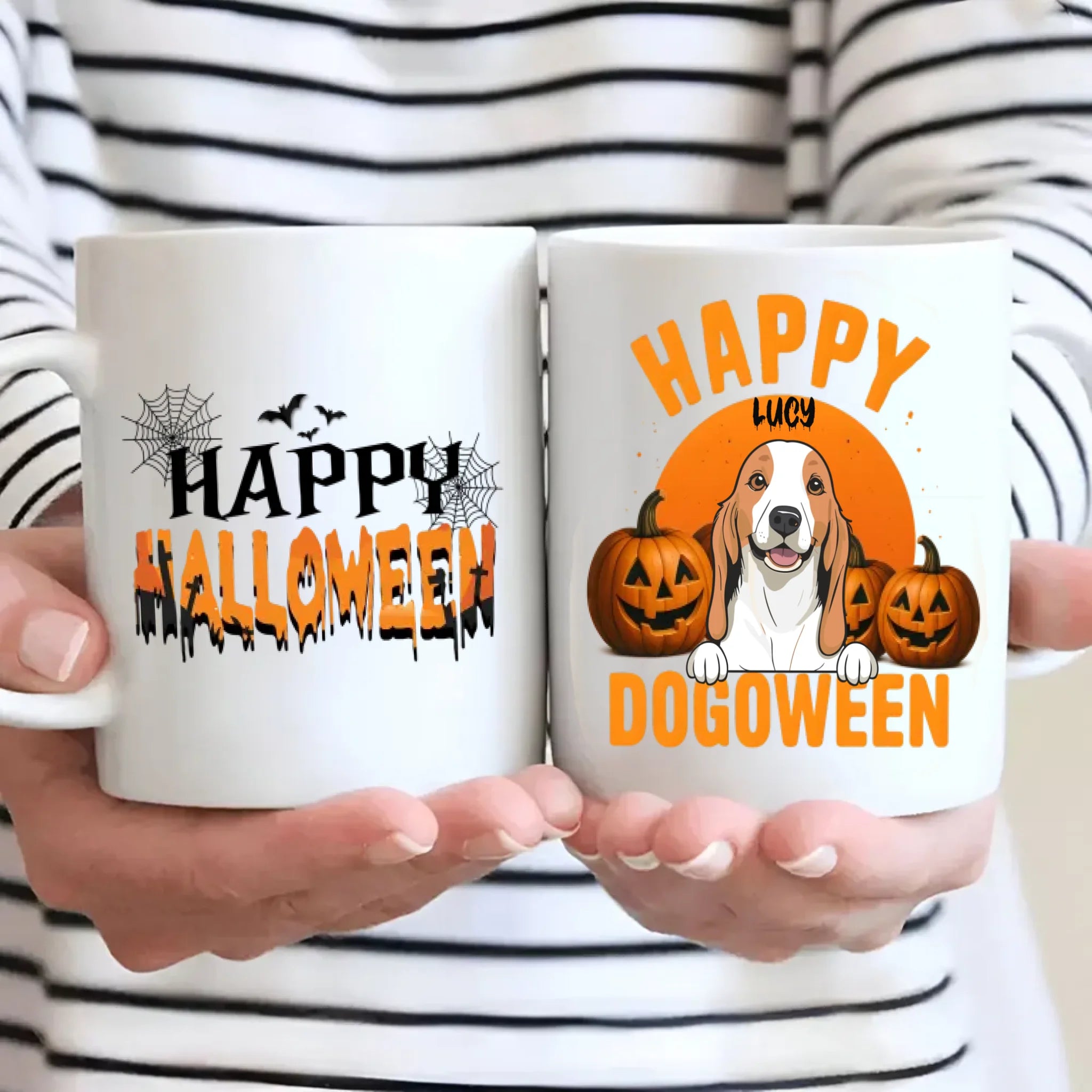 Happy Halloween Mug – Custom Dog Clipart & Happy Dogoween