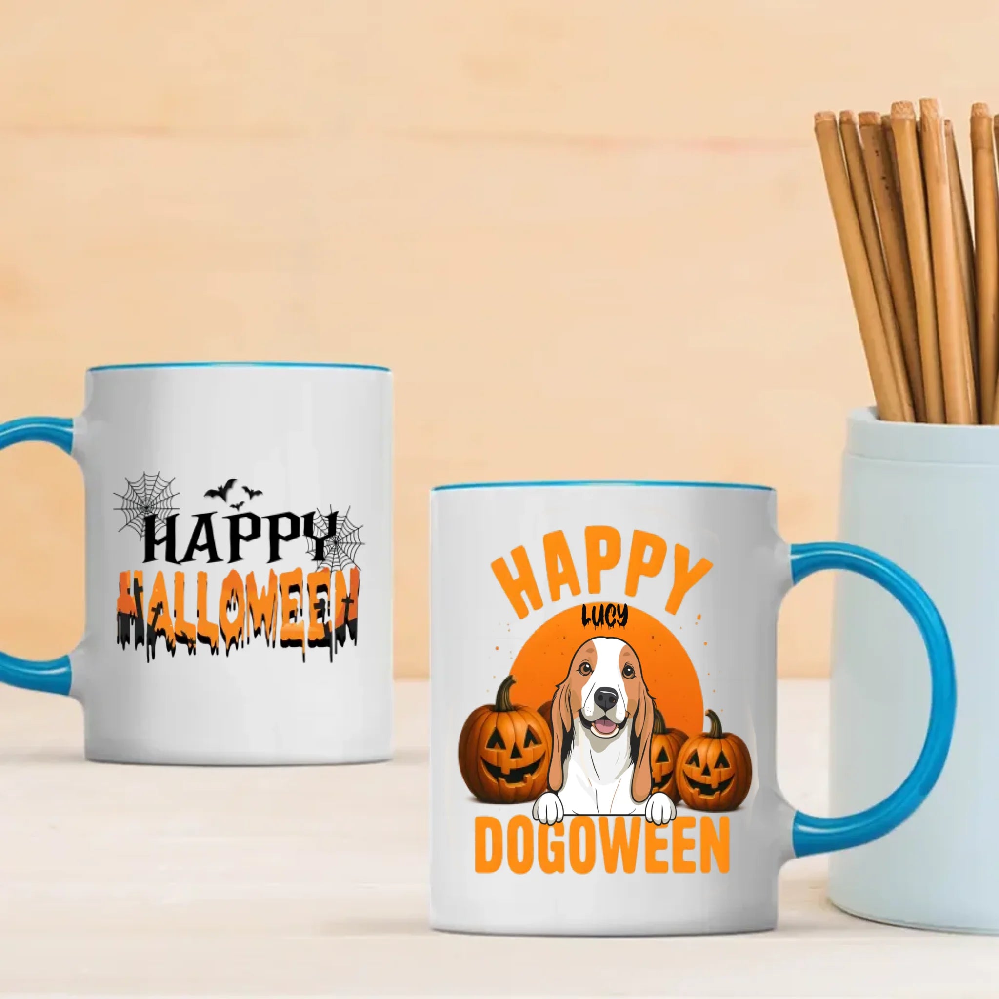 Happy Halloween Mug – Custom Dog Clipart & Happy Dogoween