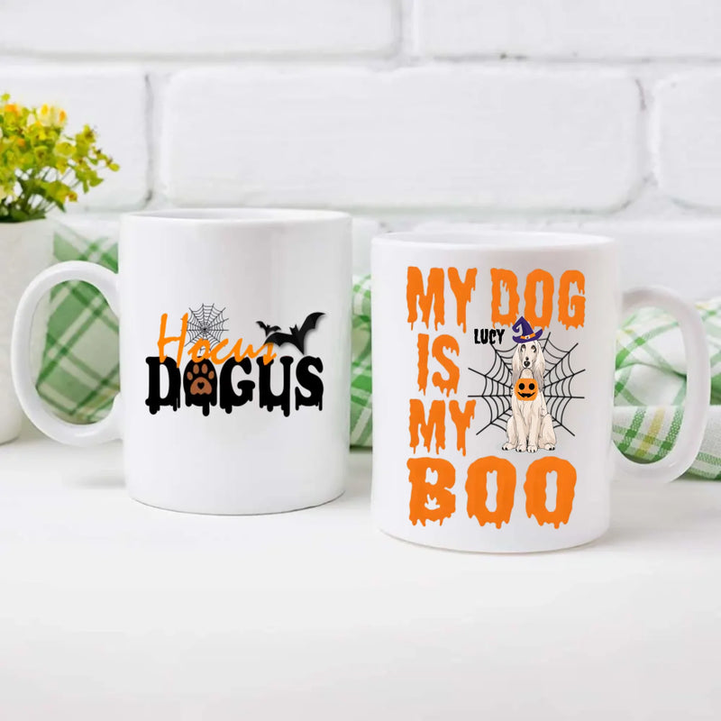 Hocus DogUs Mug – Cute Dog Clipart & Custom Text