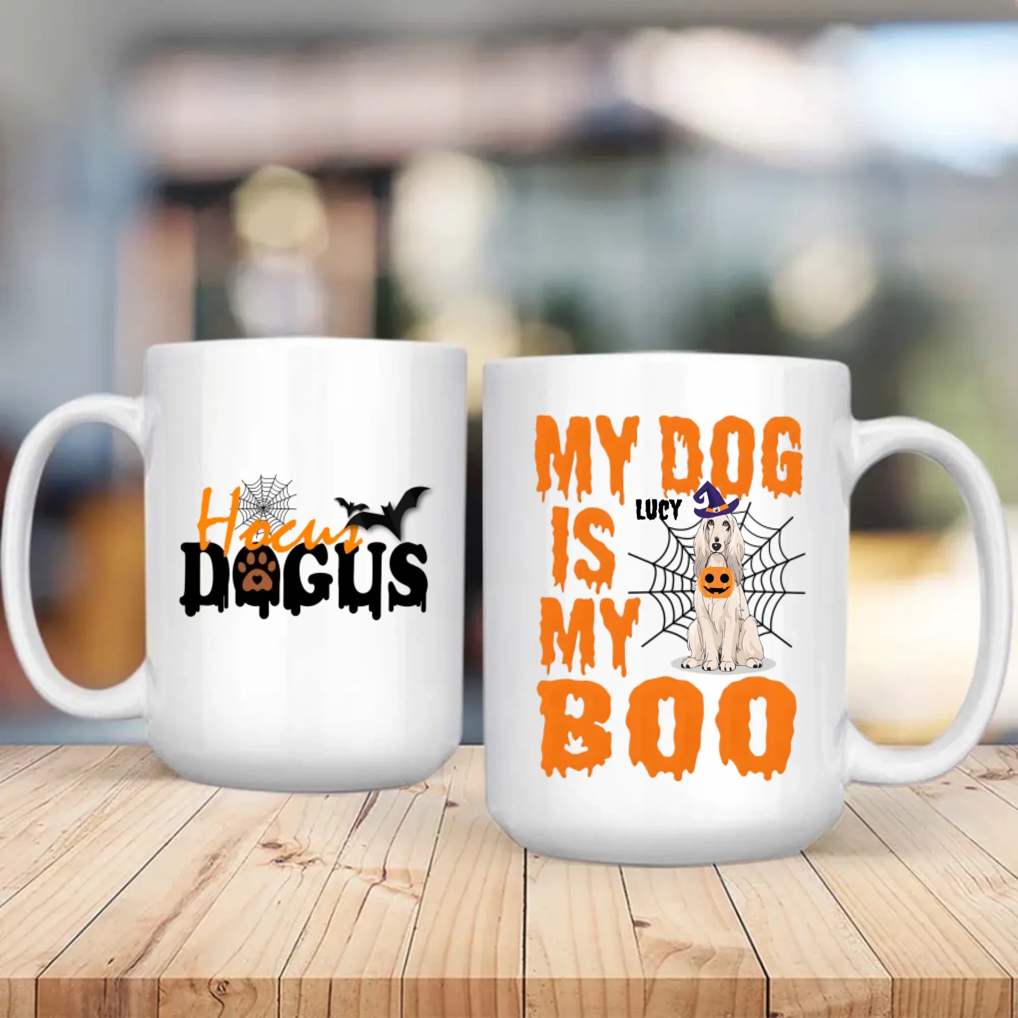 Hocus DogUs Mug – Cute Dog Clipart & Custom Text