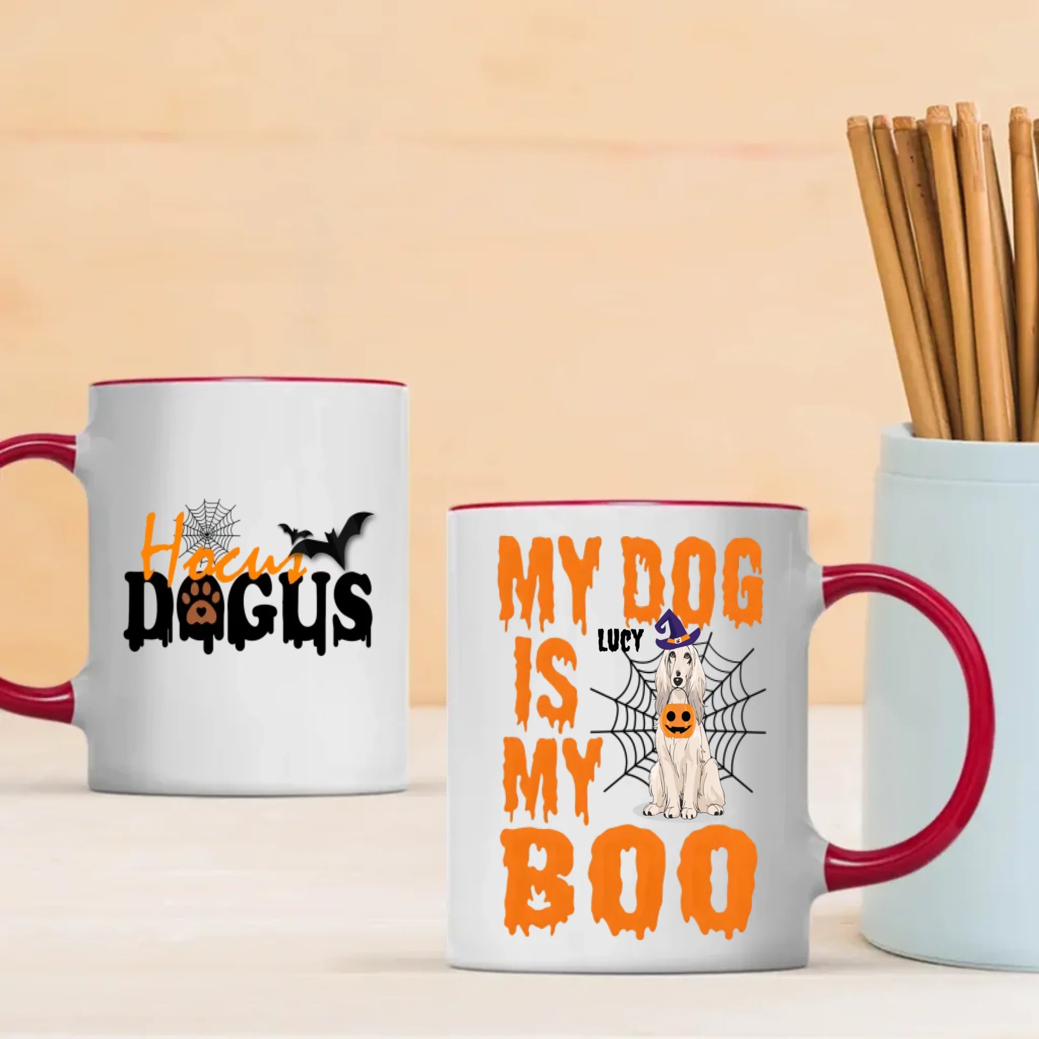 Hocus DogUs Mug – Cute Dog Clipart & Custom Text