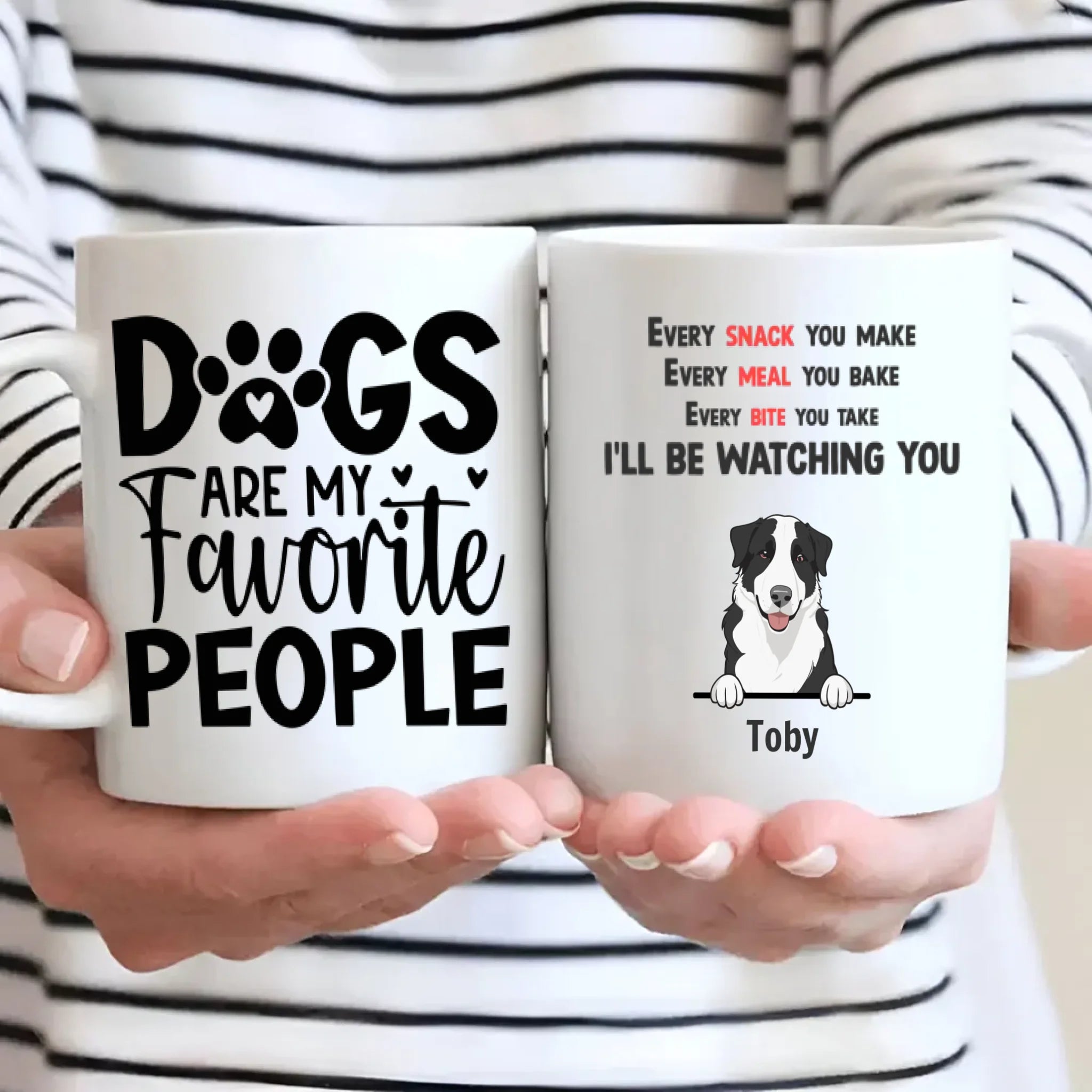 Funny Dog Mug – “Dogs Are My Favorite People” Custom Cup | 89Prints