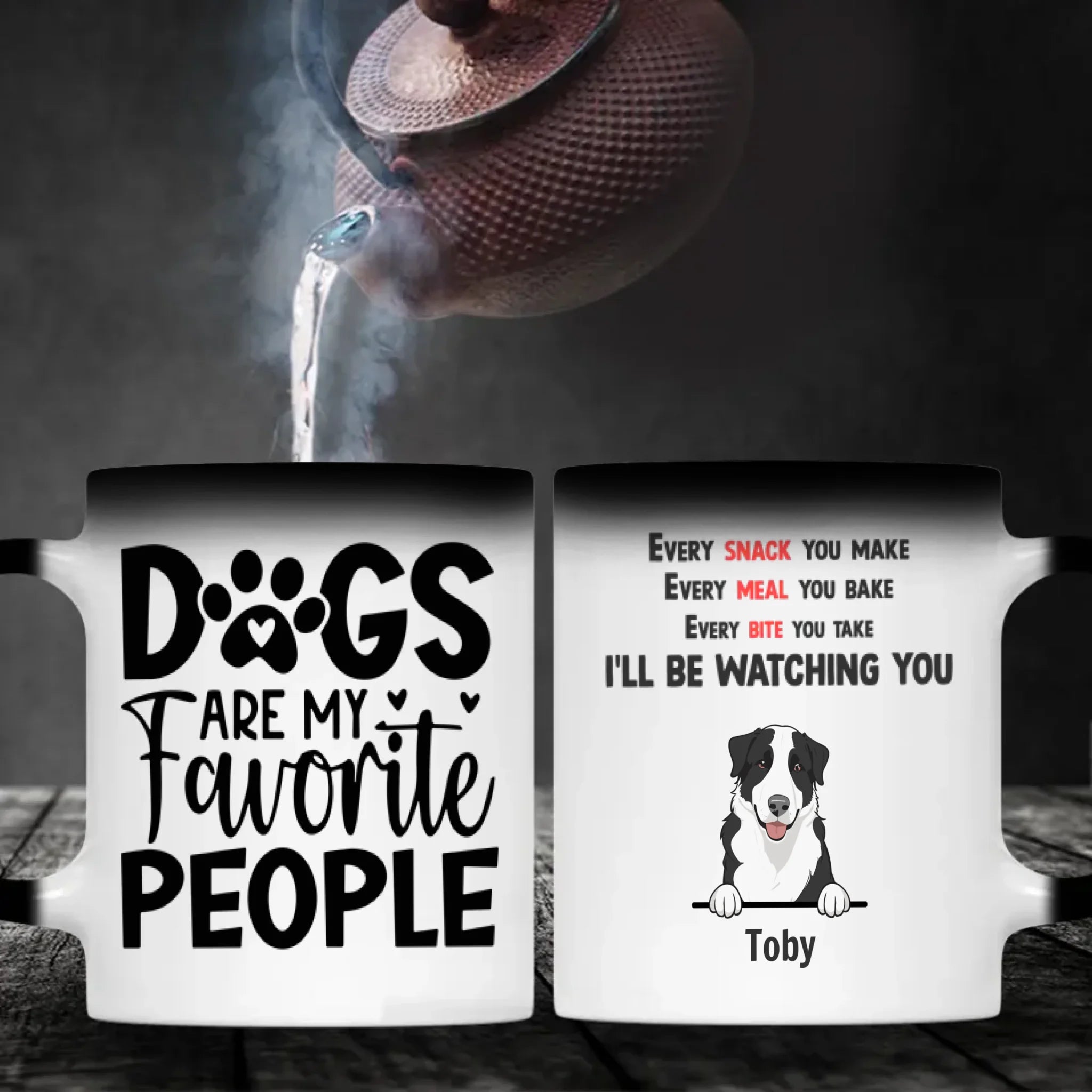 Funny Dog Mug – “Dogs Are My Favorite People” Custom Cup | 89Prints