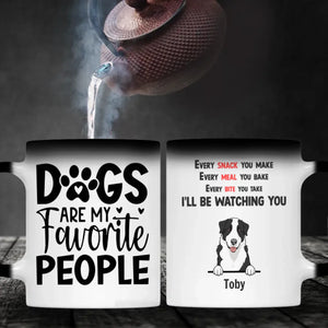 Funny Dog Mug – “Dogs Are My Favorite People” Custom Cup | 89Prints