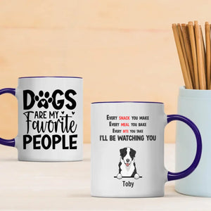 Funny Dog Mug – “Dogs Are My Favorite People” Custom Cup | 89Prints