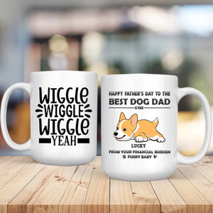 Custom Dog Mug – Just Wiggles & Love - 89Prints