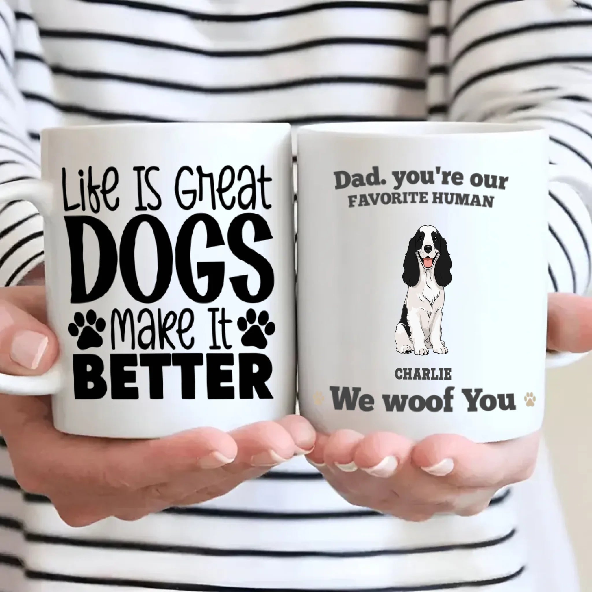 Custom Dog Dad Mug – Best Companion Gift | 89Prints