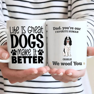 Custom Dog Dad Mug – Best Companion Gift | 89Prints