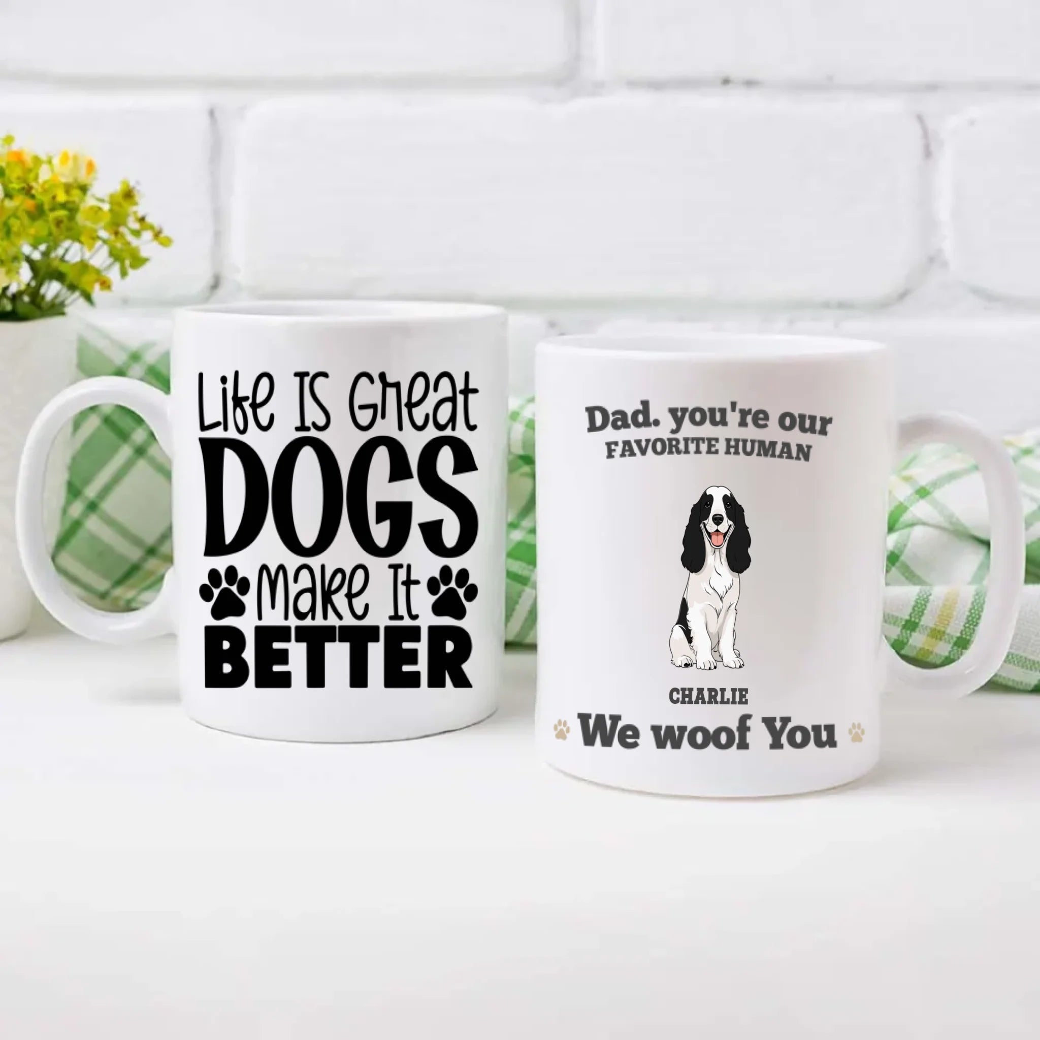 Custom Dog Dad Mug – Best Companion Gift | 89Prints